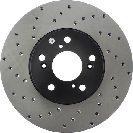 Sport Cross Drilled Brake Rotor,128.40046R